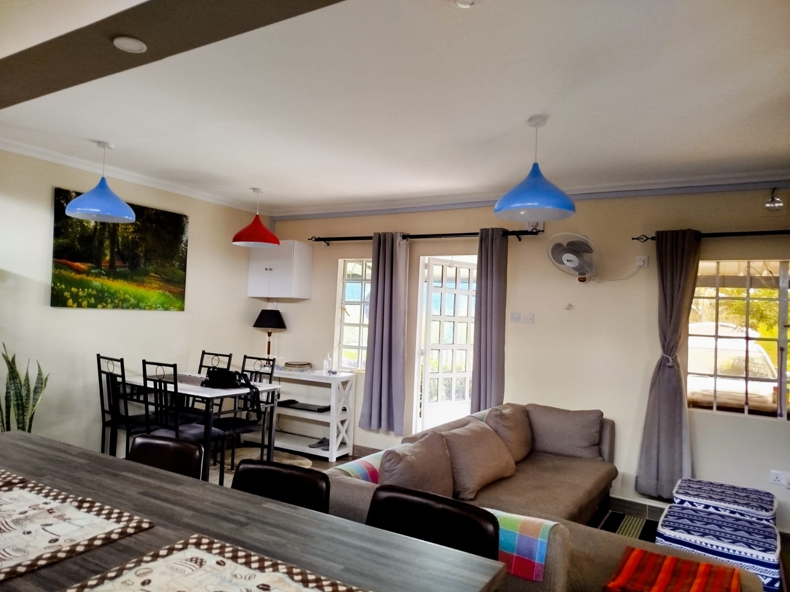 Living and dining area